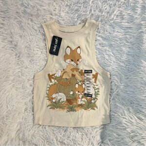 Hot topic Fox Duo Tank Top By Little Celesse